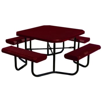 Image for Ultrasite® Bench 4' Charleston - Burgundy from HD Supply