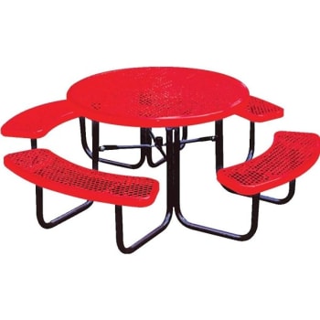 Image for Ultrasite® Table  Diamond Metal Square - Red from HD Supply