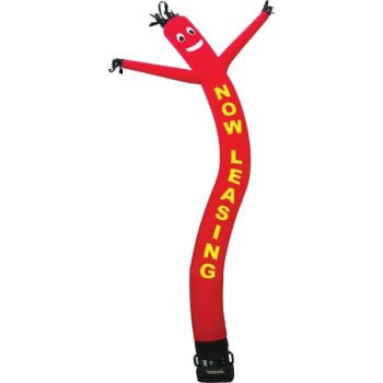 Image for Wind Dancer Now Leasing, Red/yellow, 20', Ripstop Nylon from HD Supply