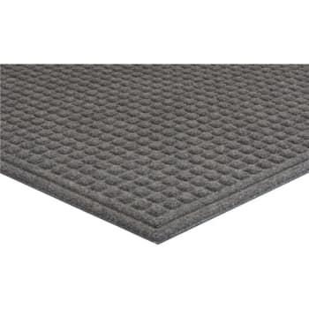 Image for Apache Mills Ecomat Square Design Floor Mat, Gray, 5' x 3' from HD Supply
