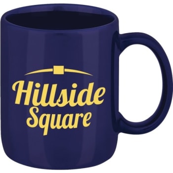 Image for Apache Mills Custom Ceramic Hot Beverage Mug, Blue from HD Supply