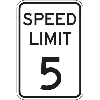 Sign "speed Limit 5"