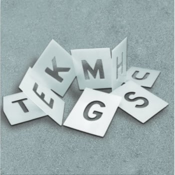 Image for Letters Stencil Kit, 4" from HD Supply
