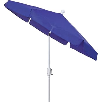 Image for Fiberbuilt™ 7.5 ft. Crank Garden Umbrella (Pacific Blue) from HD Supply