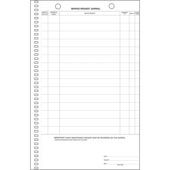 Image for Maintenance Journal Pegboard, Package Of 100 from HD Supply