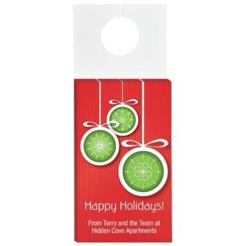 Canterbury Press Holiday Door Gift Box, "Modern Holiday" Design, Package Of 50