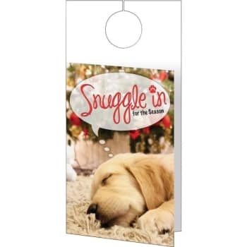 Image for Holiday Door Card, "snuggle Pup" Design, Package Of 50 from HD Supply
