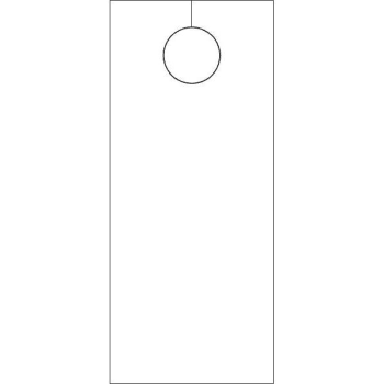 Image for Blank Door Knob Cards White Package Of 100 from HD Supply