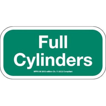 Image for Sign Full Cylinders 12X6" from HD Supply