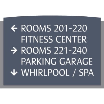 Image for Directional Sign 8.25 x 11.75" from HD Supply