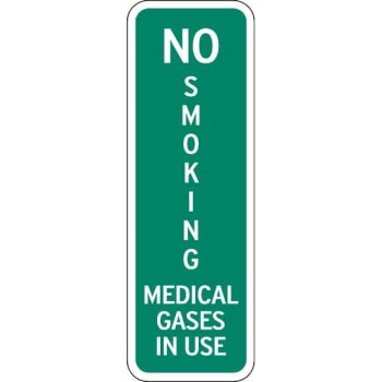 Image for Sign, No Smoking, Magnetic, 3x9" from HD Supply