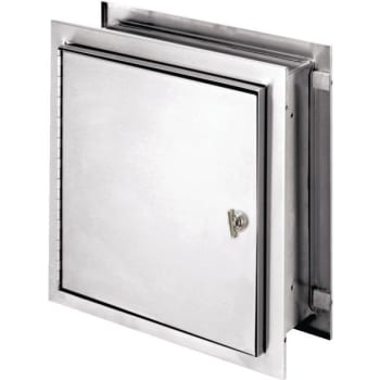 Image for Omnimed Pass-thru Cabinet,12x11-1/2x6, Thumb Latch, Stainless from HD Supply