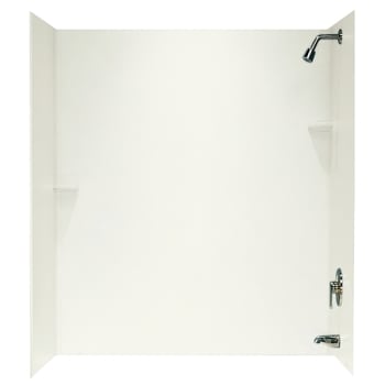 Image for Swanstone 32d X 60w X 72h Shower Wall Kit - Bisque from HD Supply