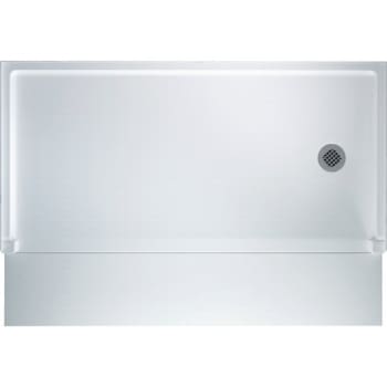 Swanstone 30d X 60w Barrier Free Left Drain - Shower Floor - White