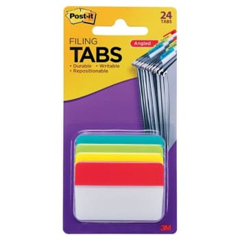 Image for Post-It® Assorted Colors Durable Angled Hanging File Folder Tab 2", Package Of 4 from HD Supply