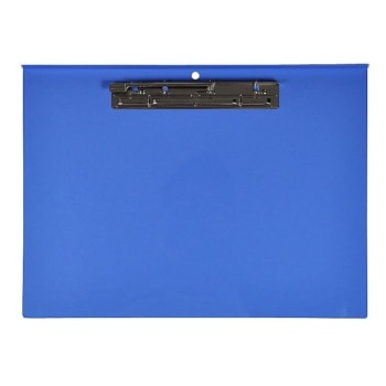 Image for Lion Computer Printout Clipboard, P-Consumer Plastic, Steel Clip, Blue, 17 x 11" from HD Supply