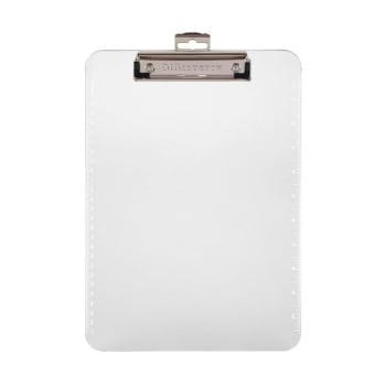 Image for Office Depot® Clear Plastic Clipboard 8-1/2 x 11Inch from HD Supply