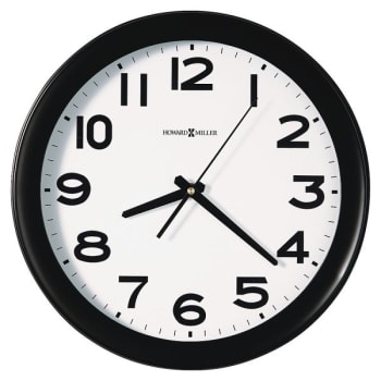 Image for Howard Miller® Black/White Kenwick Round Wall Clock from HD Supply