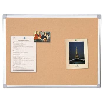 Image for Mastervision® Earth Cork Board, Silver Rectangular Aluminum Frame, 72" X 48" from HD Supply