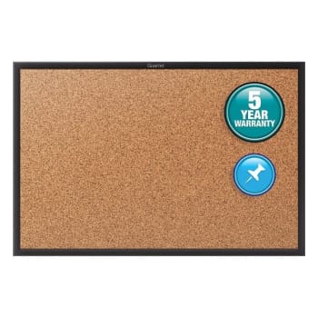 Image for Quartet® Brown Classic Cork Bulletin Board 36" X 48" With Black Aluminum Frame from HD Supply
