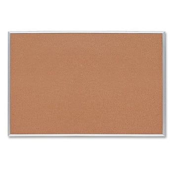 Image for Sparco™ Basic Brown Aluminum Frame Cork Board 72" x 48" from HD Supply