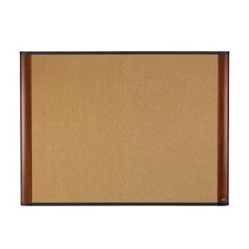 Image for 3M Aluminum Framed Cork Board 48 x 36 Inch,Mahogany, Widespread from HD Supply