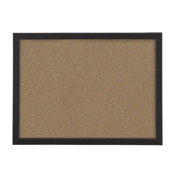 Image for Foray® Natural Black Decor Frame Cork Board 24 x 36 Inch from HD Supply