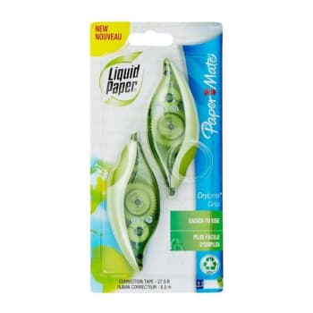 Image for Paper Mate® Liquid Paper White Single-Line Correction Tape, Package Of 2 from HD Supply