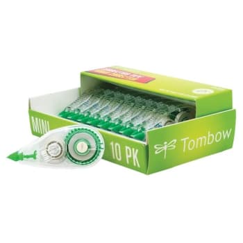 Image for Tombow Mono White Mini Correction Tape 1/6" x 315", Package Of 10 from HD Supply