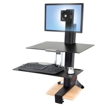 Image for Ergotron® Nf0997 Black Workfit-S Sit-To-Stand Workstation from HD Supply