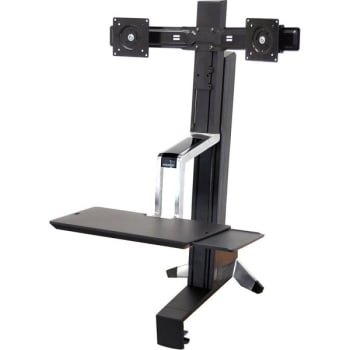 Image for Ergotron® Df5745 Black Workfit-S Dual Sit-Stand Workstation from HD Supply
