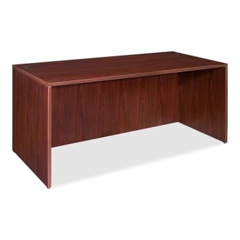 Image for Lorell® Rectangular Shell Desk, Mohagany 60"W x 30"D x 29-1/2"H from HD Supply