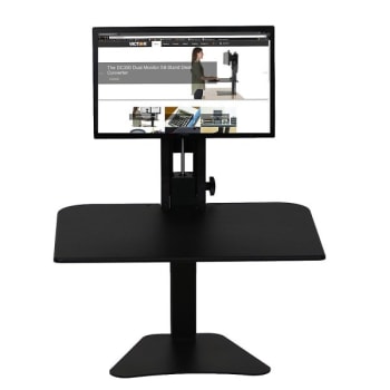 Image for Victor® Dc300 Black Standing Desk Workstation from HD Supply