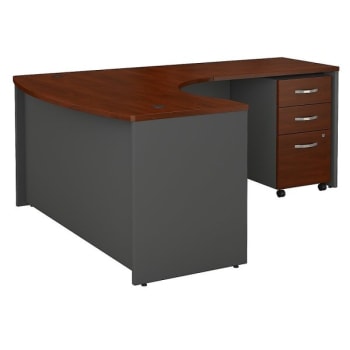 Bush Business Furniture® Components Hansen Cherry Desk Solution 3-BD