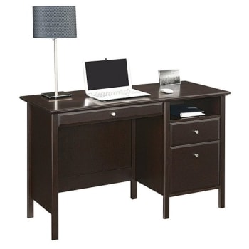 Realspace® Dark Chestnut Chase Desk, 9335096, 47" x 21-5/8" x 30"