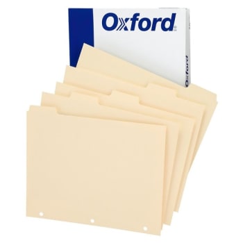 Image for Oxford™ Manila Tab Divider, Package Of 20 from HD Supply