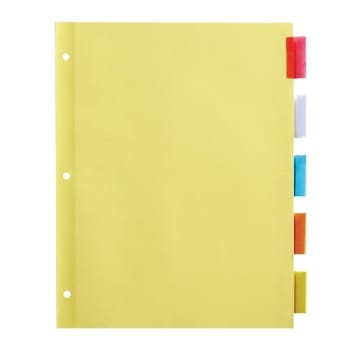 Office Depot® Insertable Divider With Tabs, Package Of 6