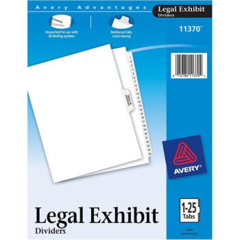 Image for Avery® Premium Collated Legal Index Exhibit Divider from HD Supply