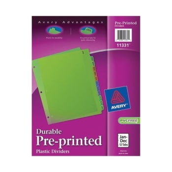 Image for Avery® Assorted Preprinted Tab Divider from HD Supply
