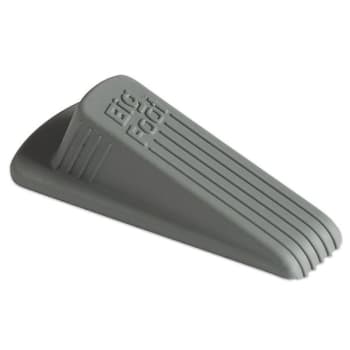 Image for Master Caster Big Foot Rubber Door Stop (Gray) from HD Supply