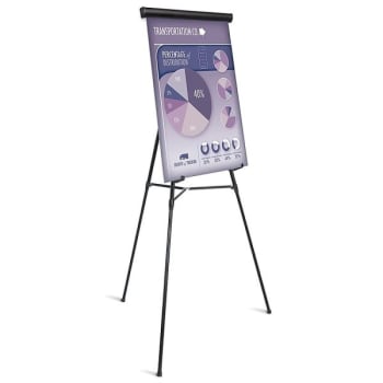 Image for Office Depot® Black Aluminum Presentation Easel With Chart Holder from HD Supply