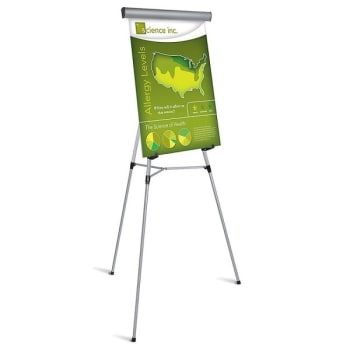 Image for Office Depot® Silver Aluminum Presentation Easel 65 Inch-Chart Holder from HD Supply