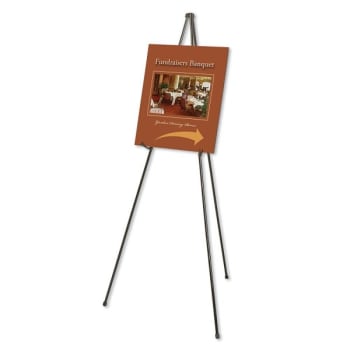 Image for Quartet® Black Metal Heavy-Duty Instant Easel from HD Supply