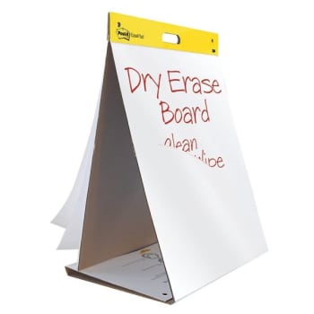 Image for Post-It® White Super Sticky Dry-Erase Tabletop Easel Pad 20" X 23" from HD Supply