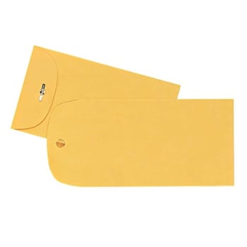 Quality Park® Brown Clasp Envelope 6 x 4", Package Of 100