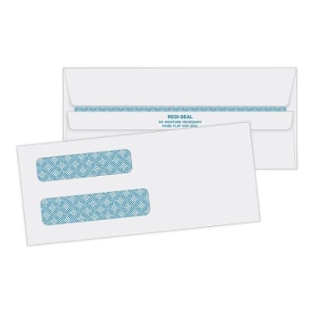 Image for Quality Park® White Double-Window Security Envelope 3-5/8x8-5/8", Package Of 500 from HD Supply