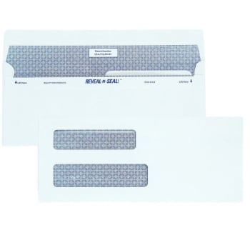Image for Quality Park® White Double-Window Envelope 3-5/8 x 8-5/8", Package Of 500 from HD Supply