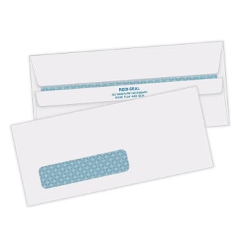Quality Park® White Security Window Envelope 4-1/8 X 9-1/2", Package Of 500