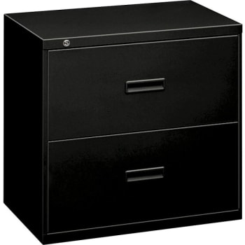 Basyx By Hon® Black Steel 2-Drawer Lateral File 36 X 19.8 X 28.4inch