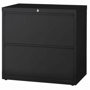 Image for WorkPro® 2-Drawer Black Steel Lateral File Cabinet from HD Supply